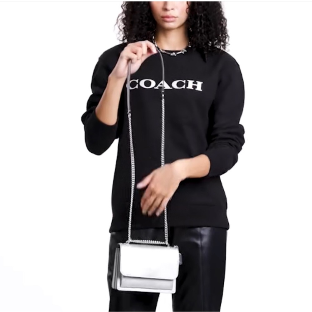 Coach Mini Klare Crossbody! Silver/Metallic! - Picture 13 of 16